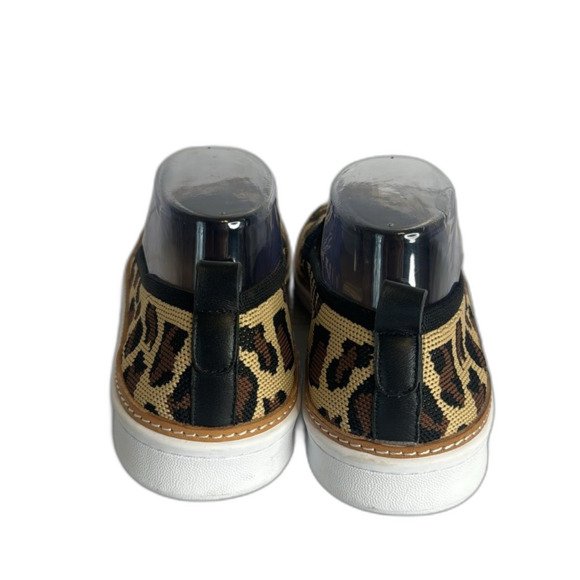 Talbots Womens Brittany Leopard Print Knit Sneakers Shoes Size 9.5 M slip on - Picture 5 of 9